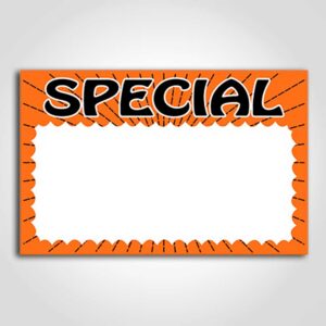 Special Sign 11" x 14"