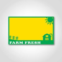 Farm Fresh Sign Card 3.5" x 5.5"