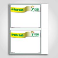Produce Signs For Better Health Coated Cards Laser 5.5" x 7"