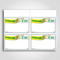 Produce Signs For Better Health Sign cards Laser 3.5" x 5.5"