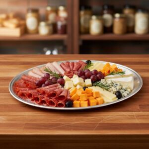 16 inch Aluminum Party Tray, Deli Tray lazy-Susan-base - 50/case