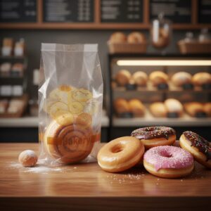 8 lb. donut bag with donut design