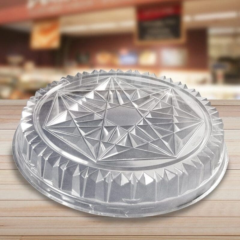 Disposable Party Trays Dome Lid for 12 inch Aluminum Party Tray