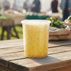 Cored Pineapple Deli Container - 500/case