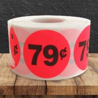 79 Cent Pricing Label - 1 roll of 500 (500041)