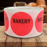 Bakery with room to write Label - 1 roll of 500 (500048)