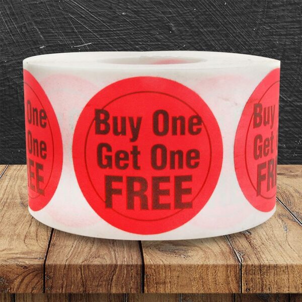 Buy 1 Get One Free Label - 1 roll of 500 (500053)