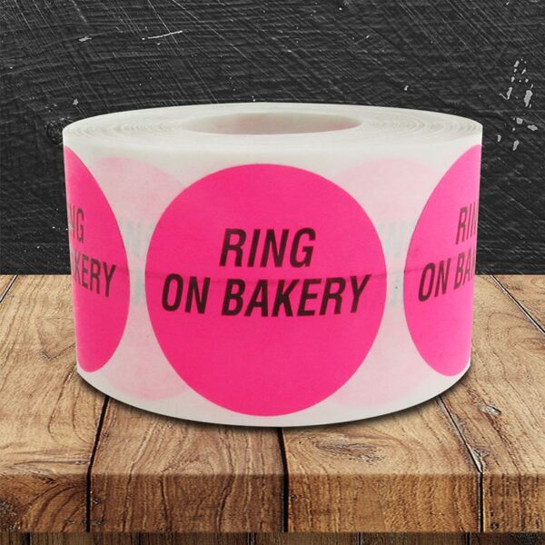 Ring On Bakery Label - 1 roll of 500 (500093)