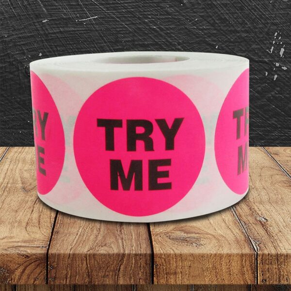 Try Me Label - 1 roll of 500 (500100)