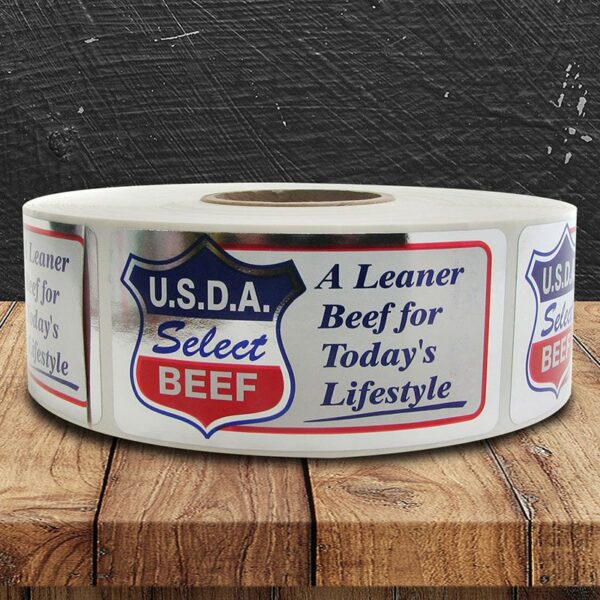 A Leaner Beef label - 1 roll of 1000 (500135)