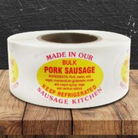 Bulk Pork Sausage Label - 1 roll of 500 (500144)