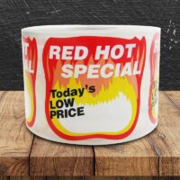 Red Hot Special Label - 1 roll of 500 (500249)