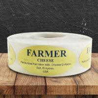 Farmer Cheese Label - 1 roll of 500 (500259)