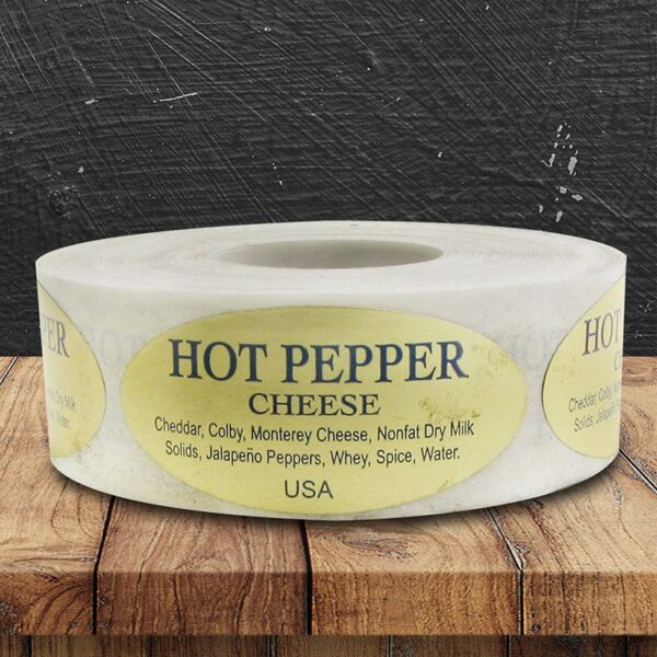 Hot Pepper Label - 1 roll of 500 (500270)