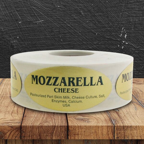 Mozzarella Label - 1 roll of 500 (500271)