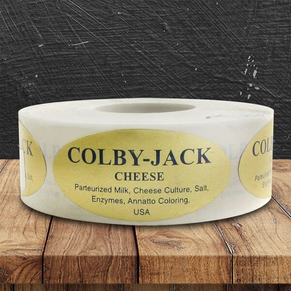 Colby Jack Label - 1 roll of 500 (500279)