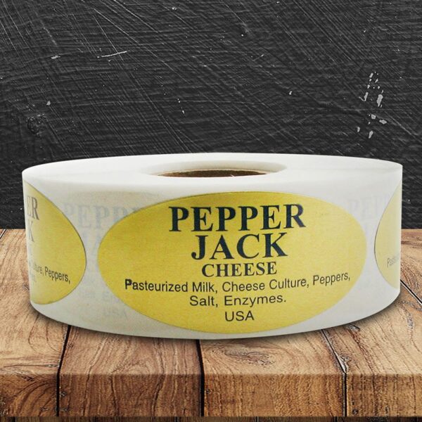 Pepper Jack Label - 1 roll of 500 (500291)
