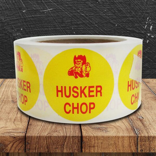 Husker Chop Label - 1 roll of 500 (500355)