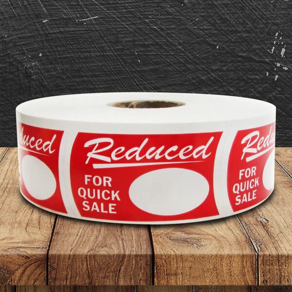 Reduced for Quick Sale with pricing area blank label - 1 roll of 1000 (500375)