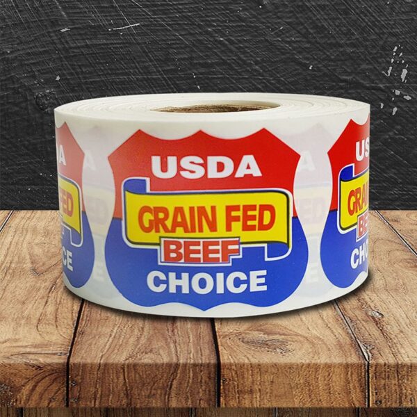 USDA Label Grain Fed Beef Choice - 500 Pack (500391)