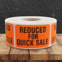 Reduced For Quick Sale Label - 1 roll of 500 (500448)