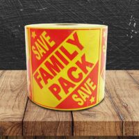 Family Pack Label - 1 roll of 500 (500465)
