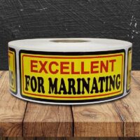 Excellent For Marinating Label - 1 roll of 500 (500476)