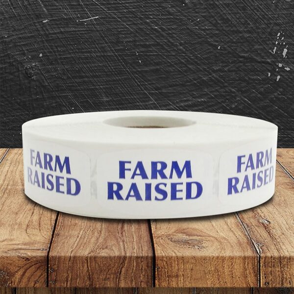 Farm Raised Label - 1 roll of 1000 (500557)