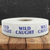 Wild Caught Label - 1 roll of 1000 (500558)