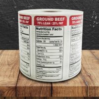 Ground Beef 75% Lean Vertical Label - 1 roll of 1000 (500719)