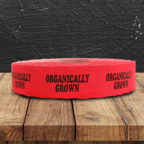 Organically Grown Label - 1 roll of 1000 (500735)