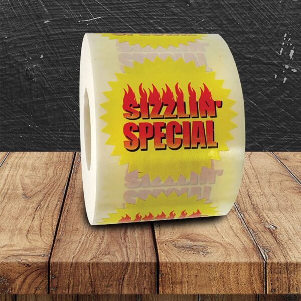 Sizzlin Special Starburst Label - 500 Pack (506203)