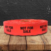 Not For Sale Label - 1 roll of 1000 (509290)