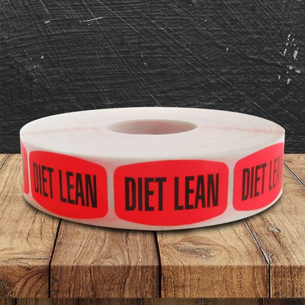 Diet Lean Label - 1 roll of 1000 (510017)