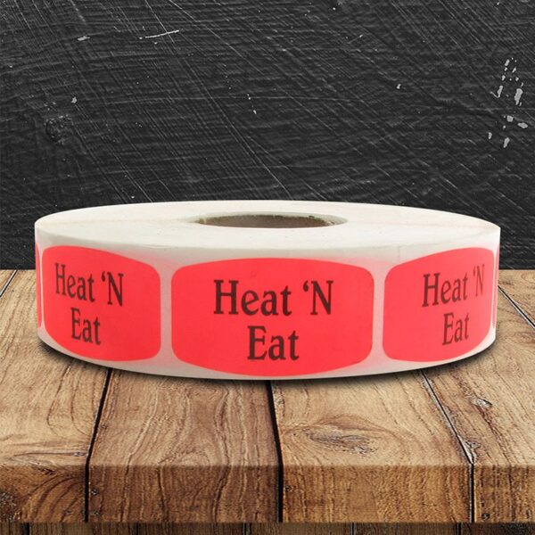 Heat N Eat Label - 1 roll of 1000 (510047)