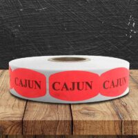 Cajun Label - 1 roll of 1000 (510131)