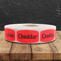 Cheddar Label - 1 roll of 1000 (520008)