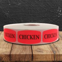 Chicken Label - 1 roll of 1000 (520010)