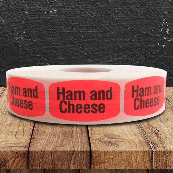 Ham and Cheese Label - 1 roll of 1000 (520031)