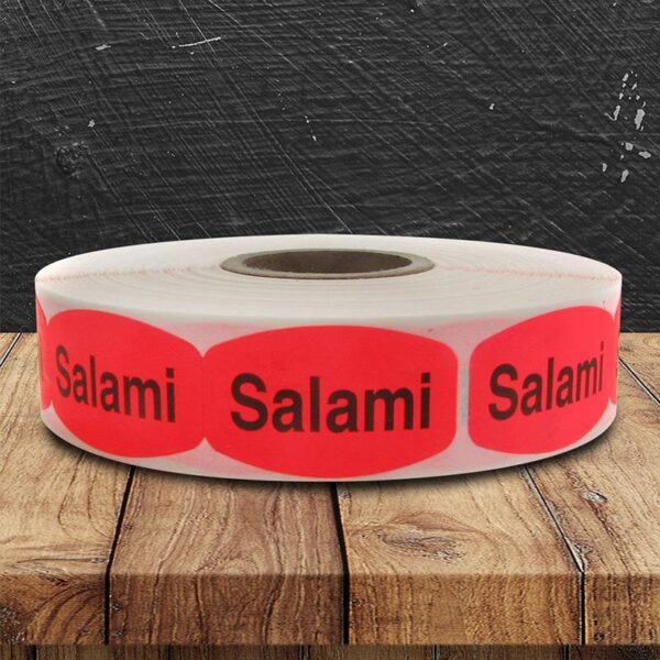 Salami Label - 1 roll of 1000 (520058)