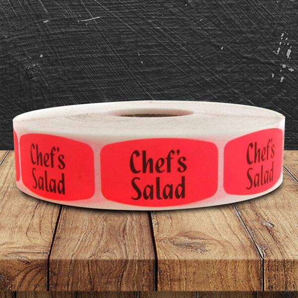 Chef Salad Label - 1 roll of 1000 (520088)
