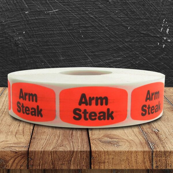 Arm Steak Label - 1 roll of 1000 (520135)