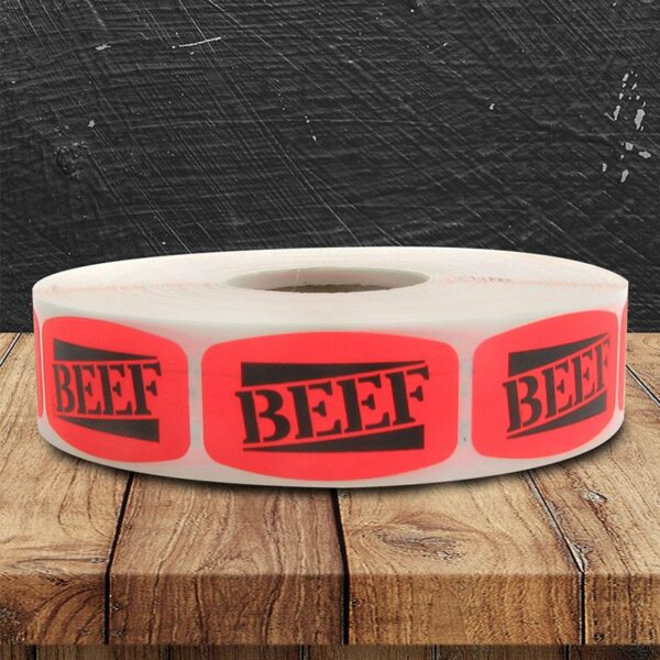 Beef Label - 1 roll of 1000 (540008)