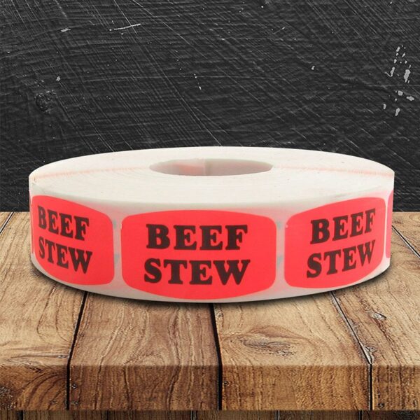 Beef Stew Label - 1 roll of 1000 (540010)