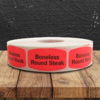 Boneless Round Steak Label - 1 roll of 1000 (540014)