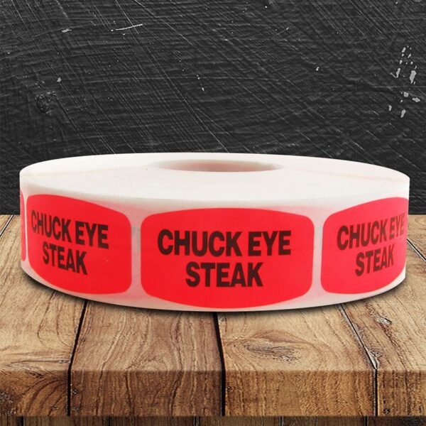 Chuck Eye Steak Label - 1 roll of 1000 (540032)