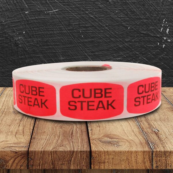 Cube Steak Label - 1 roll of 1000 (540040)