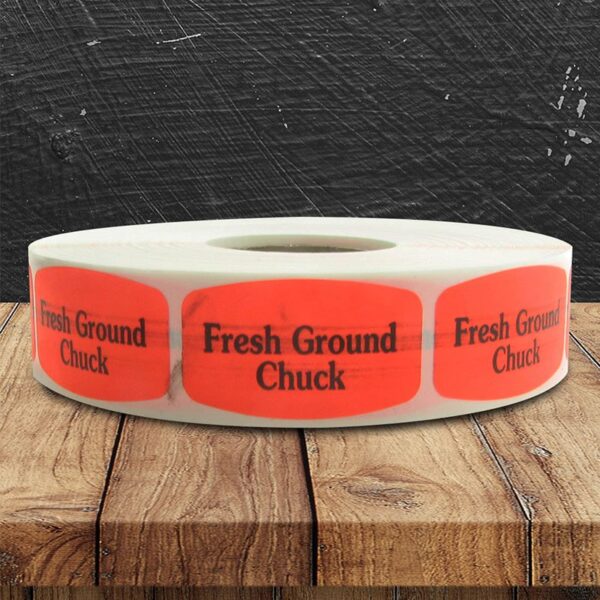 Fresh Ground Chuck Label - 1 roll of 1000 (540052)