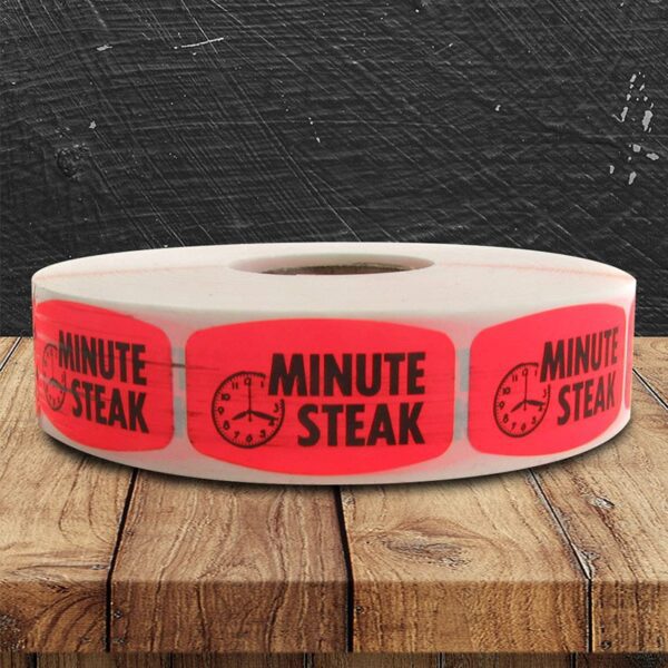 Minute Steak Label - 1 roll of 1000 (540070)