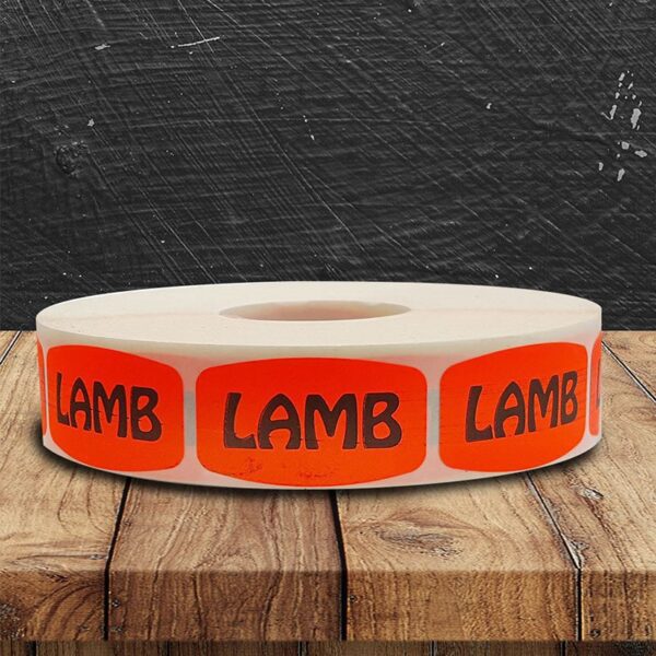 Lamb Dayglo Label - 1000 Pack (540076)